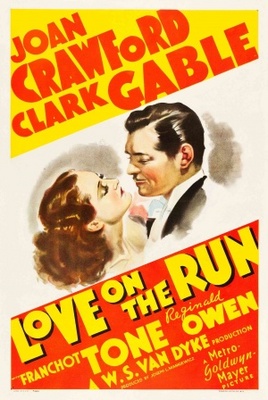Love on the Run movie poster (1936) mouse pad