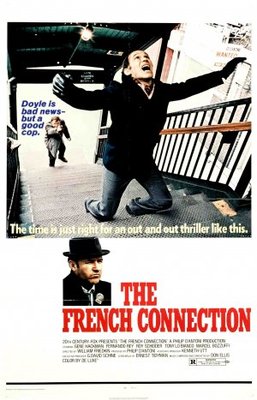The French Connection movie poster (1971) wood print