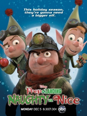 Prep & Landing: Naughty vs. Nice movie poster (2011) poster with hanger