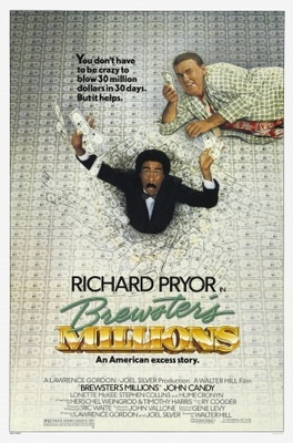 Brewster's Millions movie poster (1985) metal framed poster