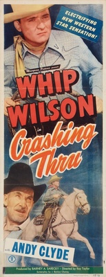 Crashing Thru movie poster (1949) wooden framed poster