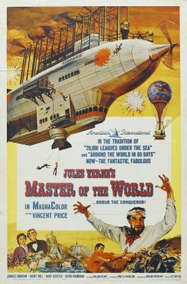Master of the World movie poster (1961) wood print