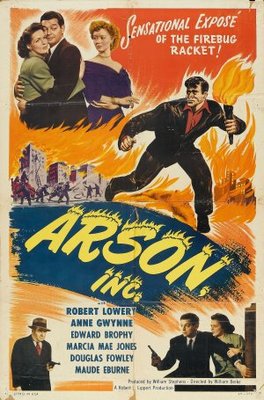 Arson, Inc. movie poster (1949) pillow