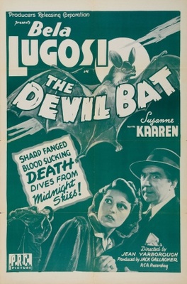 The Devil Bat movie poster (1940) metal framed poster