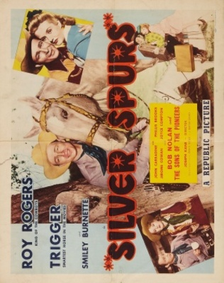 Silver Spurs movie poster (1943) canvas poster