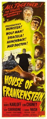 House of Frankenstein movie poster (1944) t-shirt