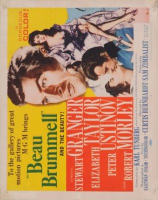 Beau Brummell movie poster (1954) wooden framed poster