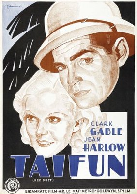 Red Dust movie poster (1932) poster with hanger