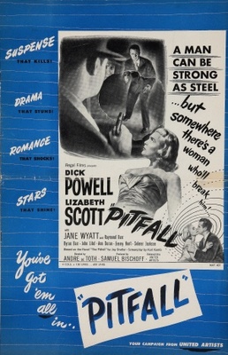 Pitfall movie poster (1948) tote bag