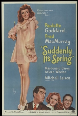 Suddenly, It's Spring movie poster (1947) wood print