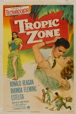 Tropic Zone movie poster (1953) pillow