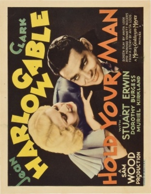 Hold Your Man movie poster (1933) metal framed poster