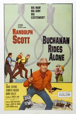 Buchanan Rides Alone movie poster (1958) sweatshirt