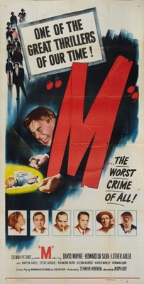 M movie poster (1951) mouse pad