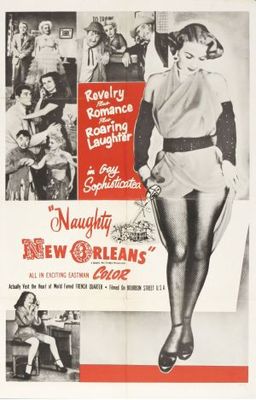 Naughty New Orleans movie poster (1954) canvas poster