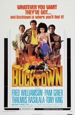Bucktown movie poster (1975) canvas poster