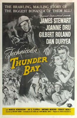Thunder Bay movie poster (1953) tote bag