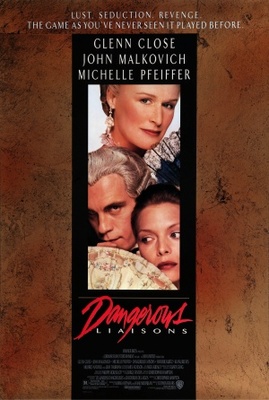 Dangerous Liaisons movie poster (1988) tote bag