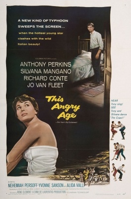 This Angry Age movie poster (1958) metal framed poster