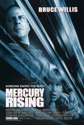 Mercury Rising movie poster (1998) wood print
