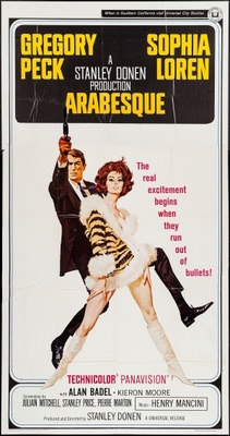 Arabesque movie poster (1966) metal framed poster