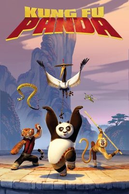 Kung Fu Panda movie poster (2008) Stickers MOV_79513ab0