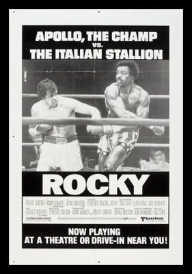 Rocky movie poster (1976) metal framed poster