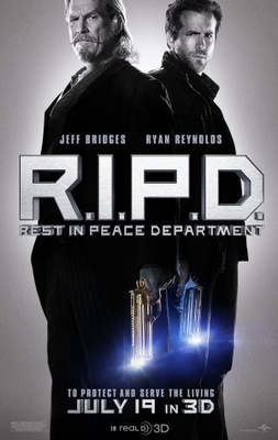 R.I.P.D. movie poster (2013) metal framed poster