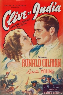 Clive of India movie poster (1935) metal framed poster