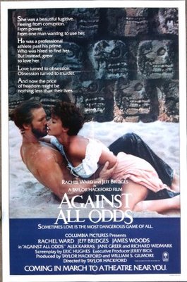 Against All Odds movie poster (1984) wooden framed poster