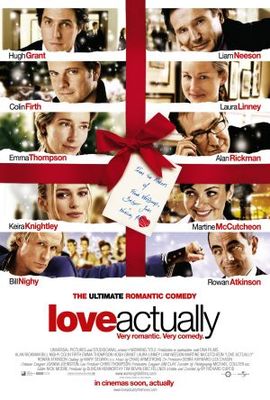 Love Actually movie poster (2003) canvas poster