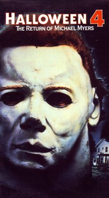 Halloween 4: The Return of Michael Myers movie poster (1988) poster with hanger