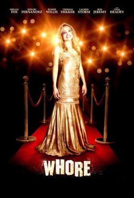 Whore movie poster (2008) wooden framed poster