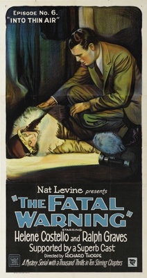 The Fatal Warning movie poster (1929) wooden framed poster