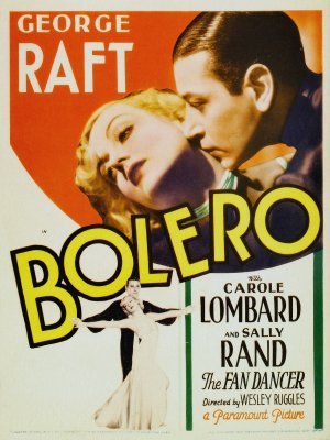 Bolero movie poster (1934) metal framed poster
