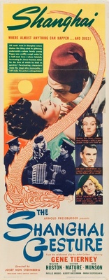 The Shanghai Gesture movie poster (1941) wood print