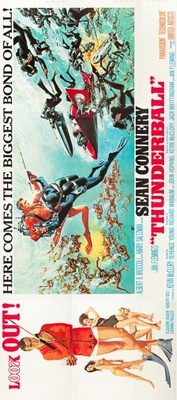 Thunderball movie poster (1965) wooden framed poster