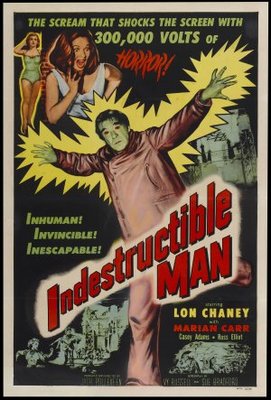 Indestructible Man movie poster (1956) t-shirt