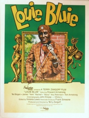 Louie Bluie movie poster (1985) metal framed poster