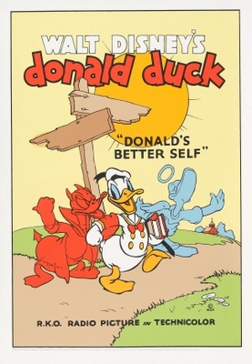 Donald's Better Self movie poster (1938) canvas poster