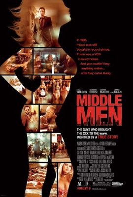 Middle Men movie poster (2009) wooden framed poster