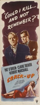 Crack-Up movie poster (1946) metal framed poster
