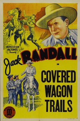 Covered Wagon Trails movie poster (1940) poster with hanger