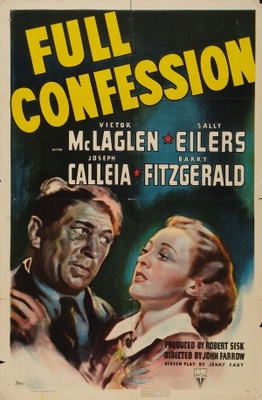 Full Confession movie poster (1939) poster with hanger