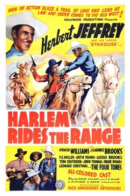Harlem Rides the Range movie poster (1939) wooden framed poster