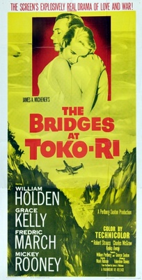 The Bridges at Toko-Ri movie poster (1955) wood print