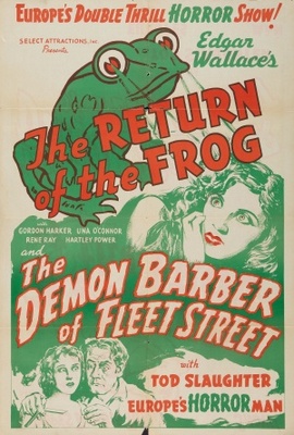 Sweeney Todd: The Demon Barber of Fleet Street movie poster (1936) canvas poster