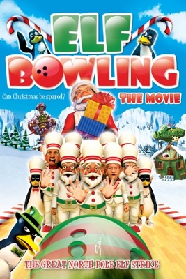 Elf Bowling the Movie: The Great North Pole Elf Strike movie poster (2007) Stickers MOV_7afcc5cf