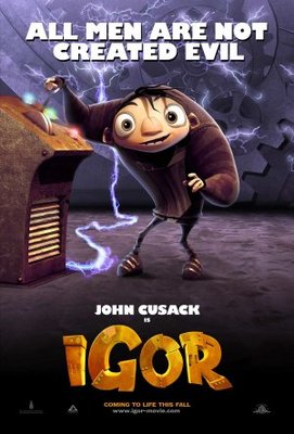 Igor movie poster (2008) canvas poster
