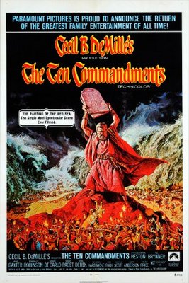 The Ten Commandments movie poster (1956) puzzle MOV_7b54bb55
